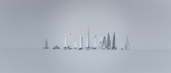 Eric Axhausen - Regatta der Eisernen - monochrom